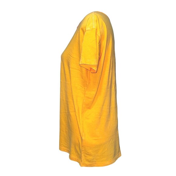 Aerie Womens V-Neck T-Shirt In Orange Sz XS Womens Oversized T Shirt - Picture 4 of 15